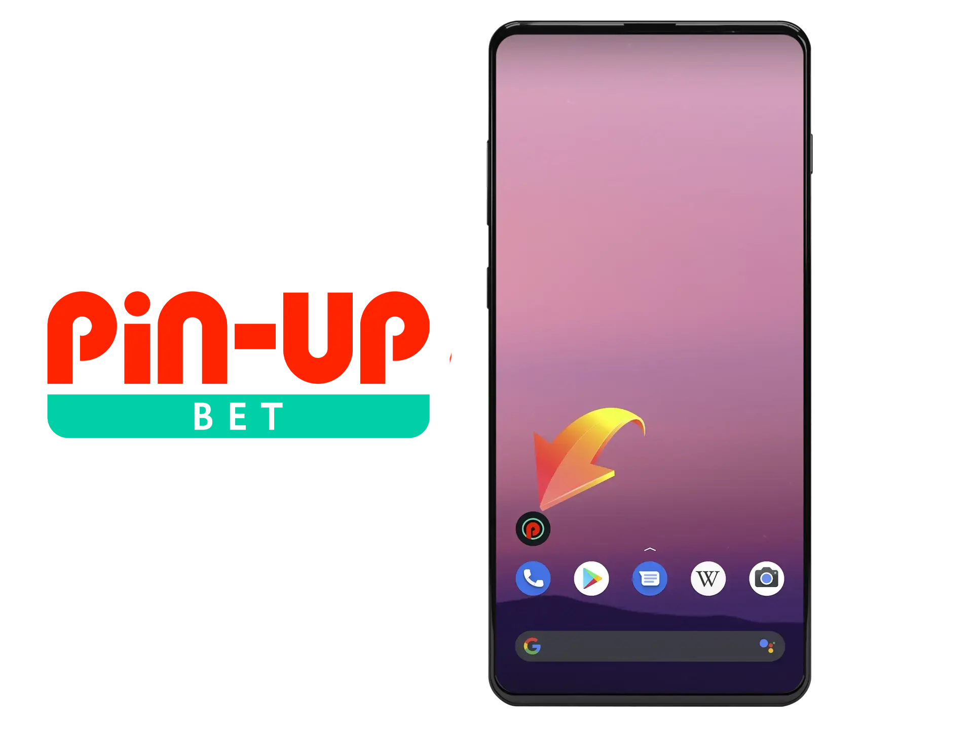 Launch the Pin Up app after downloading.
